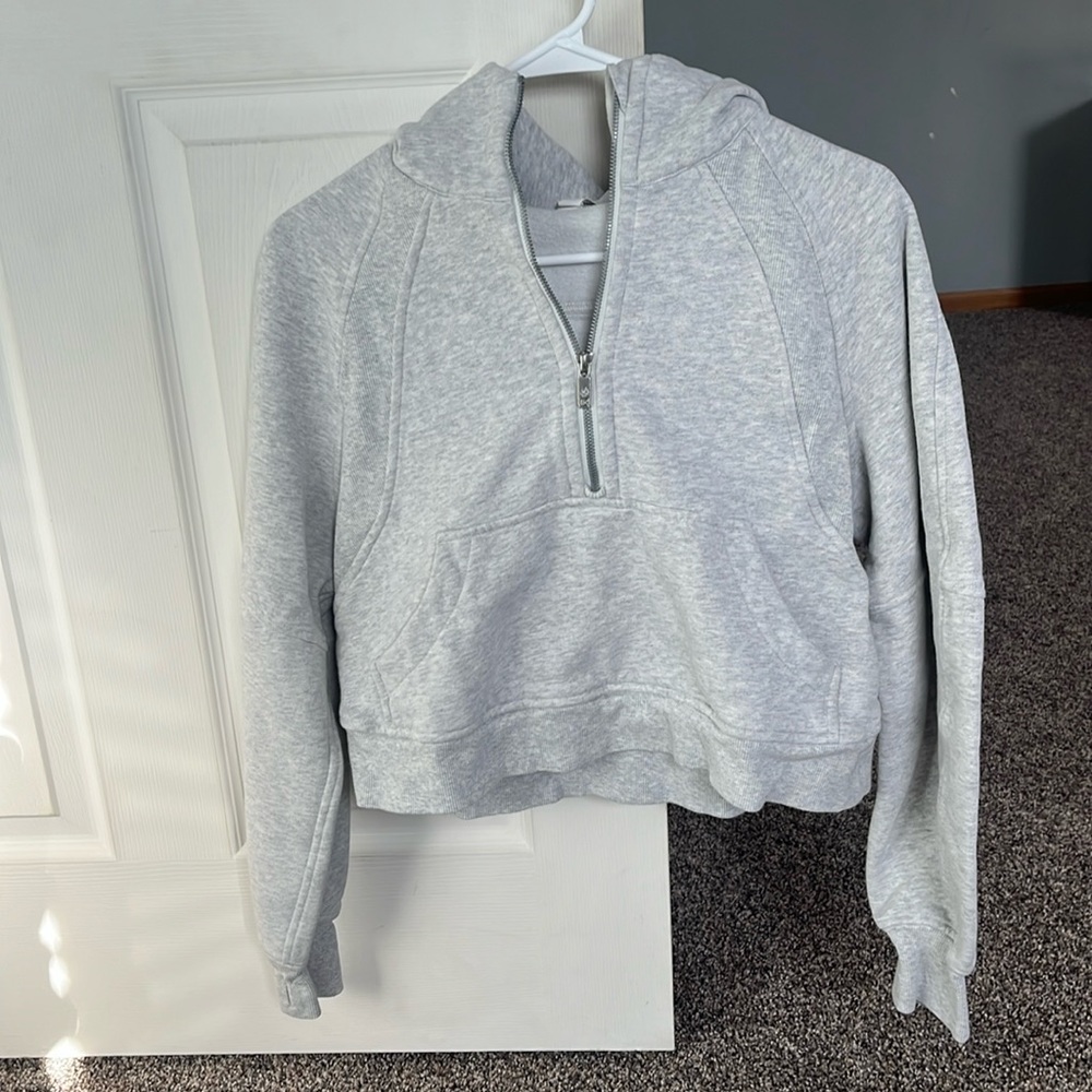 White/Gray Lululemon Scuba - Picture 1 of 3